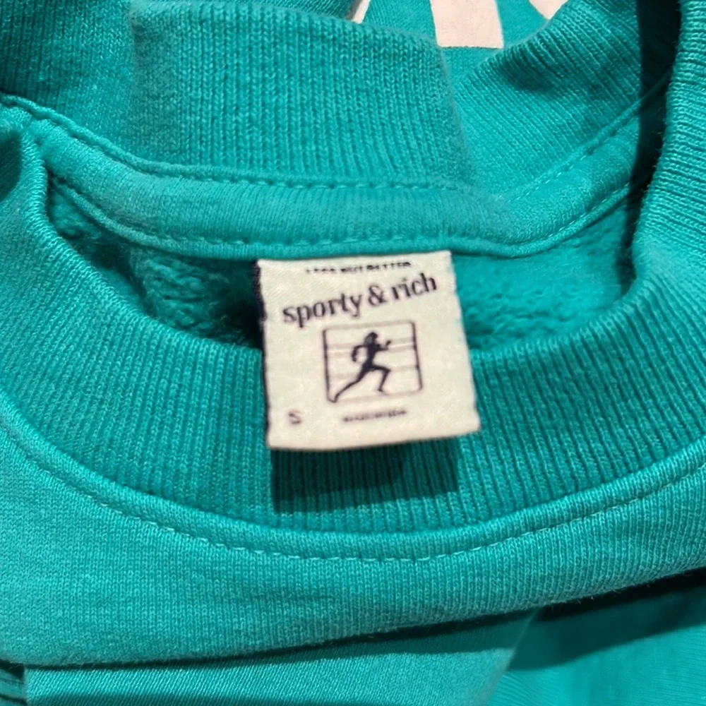 Sporty & Rich Athletic Club Crewneck Sweatshirt - Picture 6 of 6